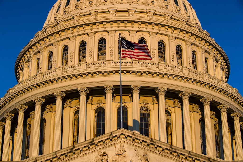 FILE - In this March 24, 2019, file photo, the U.S Capitol is seen at sunrise in Washington. Progressive groups are expressing “deep disappointment” over House Democrats’ failure to start impeachment proceedings against President Donald Trump and calling on Speaker Nancy Pelosi to act. (AP Photo/Alex Brandon, File)
