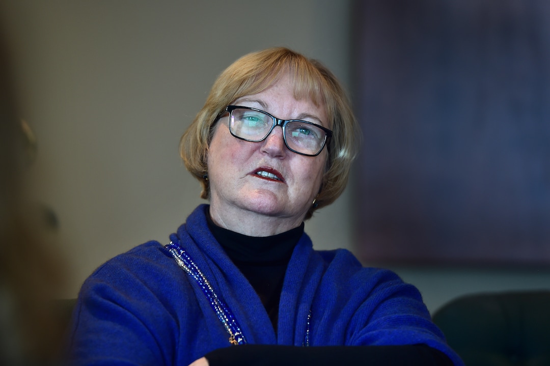 (Scott Sommerdorf   |  The Salt Lake Tribune)   Justice Justice Christine Durham is retiring after 35 years on the Utah Supreme Court. She speaks during an interview, Thursday, November 16, 2017. 