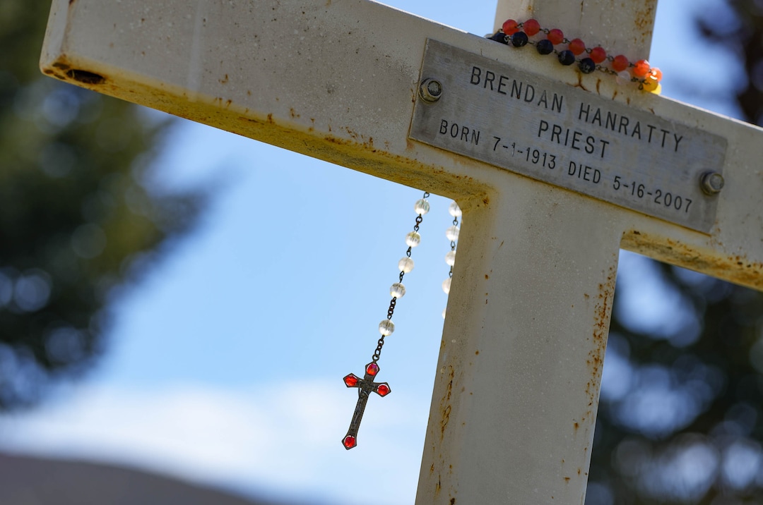 (Francisco Kjolseth  | The Salt Lake Tribune) The cemetery remains but the the historic Abbey of Our Lady of the Holy Trinity monastery that housed the Trappist monks in Huntsville, Utah, has been removed, as seen on April 13, 2021. A deal has been reached to preserve most of the 1,800-acre agricultural operation that surrounds the former site in the rapidly subdividing Ogden Valley. Landowner Bill White has agreed to donate much of the development rights to the land so that it remains as agricultural open space. White has invested heavily in the land's agricultural operations so that it would qualify for the $8.8 million in federal grants that are funding most of the deal.