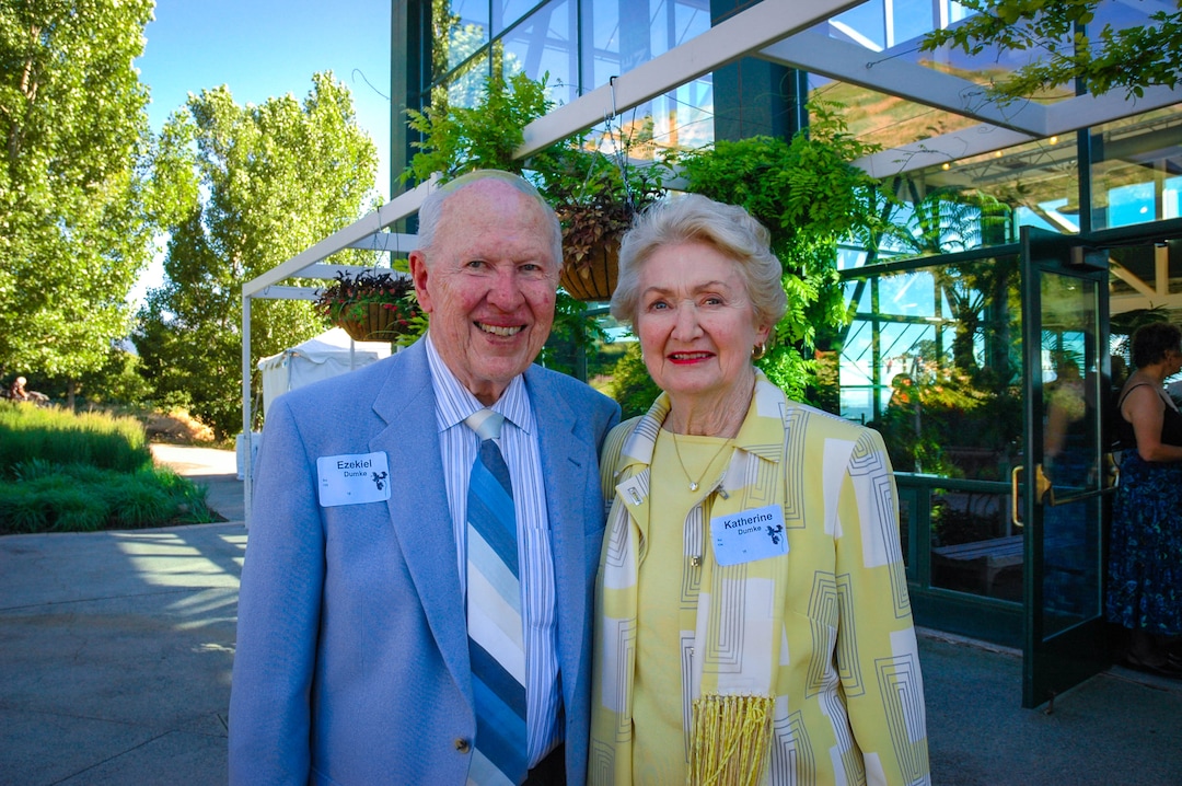 (Courtesy of Red Butte Garden) Prominent Utah philanthropist Ezekiel "Zeke" Dumke and his wife Katherine "Kay" Dumke, as seen at a Red Butte Garden gala June 16, 2006.  Zeke Dumke died Saturday, April 14, 2018, at his Salt Lake City home.  His wife preceded him in death in 2014.
