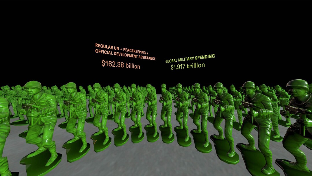 (Sundance Institute) An image from "The State of Global Peace," by Daanish Masood, an official selection of the New Frontier section at the 2022 Sundance Film Festival.