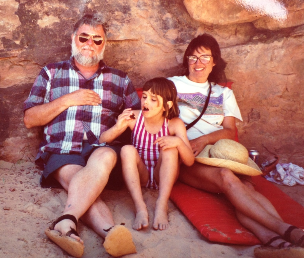 (Courtesy photo) Writer and conservationist Page Stegner rests alongside the San Juan River with his wife, Lynn, and daughter, Allison, in 1996. Page, son of famed Utah author Wallace Stegner, died Dec. 14, 2017.