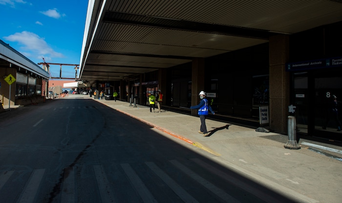 (Rick Egan | The Salt Lake Tribune)  The old Terminal 2 sits vacant at the Salt Lake International Airport before demolition, to make way for the expansion of the new terminals, on Tuesday, Nov. 24, 2020.