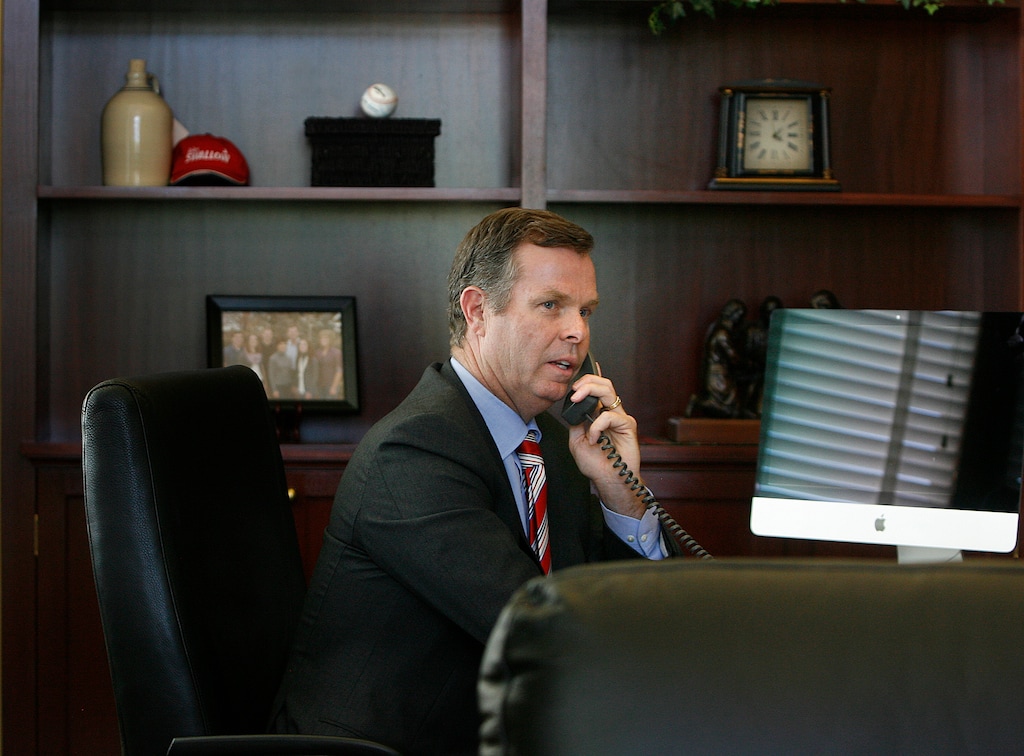 (Scott Sommerdorf   |  Tribune file photo)  Then-Utah Attorney General John Swallow in his office, Sept. 12, 2013. He resigned just three months later, less than a year after taking office.