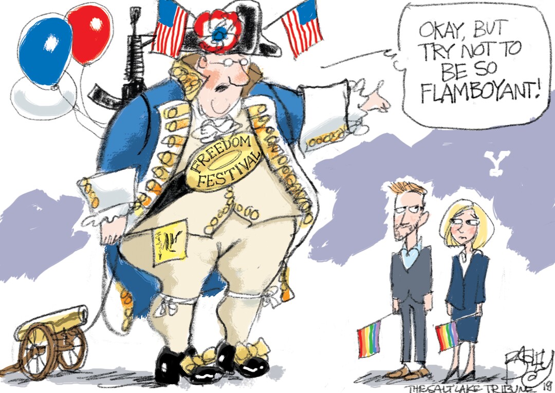 This Pat Bagley cartoon appears in The Salt Lake Tribune on Sunday, June 17, 2018.