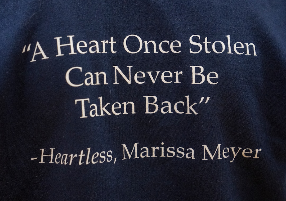 (Rick Egan | The Salt Lake Tribune)  Olympus high school students wear their heartless sweatshirts, during a rehearsal for a musical based on the young adult fantasy book, "Heartless," on Friday, April 1, 2022.