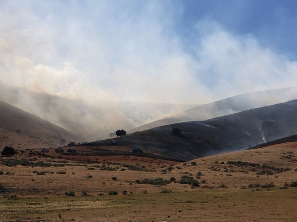 (Photo courtesy of Utah Fire Info) Pictured is the Rocky Ridge Fire in Juab County, which started Wednesday, June 10, 2020.