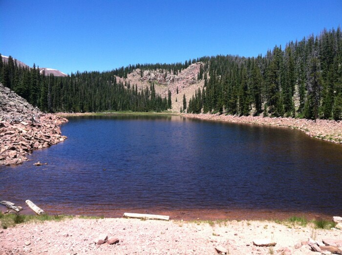 Nate Carlisle | The Salt Lake Tribune
Deer Lake, seen here on July 11, 2016, sits on the south slope of the Uinta Mountains in the Ashley National Forest.