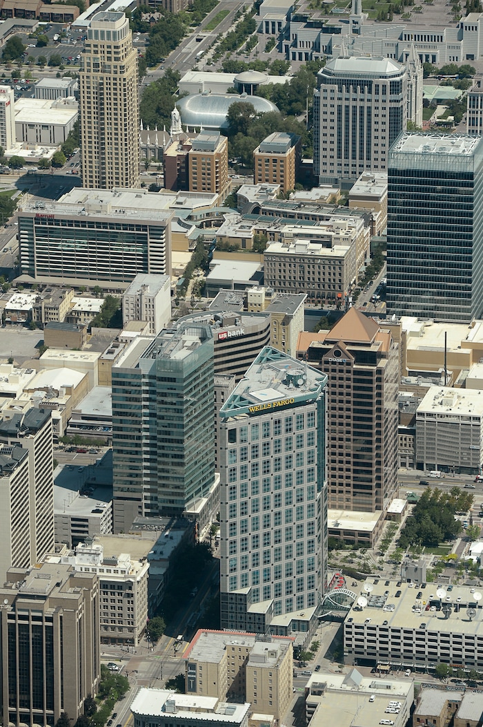(Francisco Kjolseth  |  Francisco Kjolseth)  CoStar Group, a research and technology company that provides information to commercial real estate professionals, including those in Utah, gathers data with their specially equipped plane as it flies over Salt Lake City to gather data, videos and images of the real estate landscape from its slow-speed research plane.