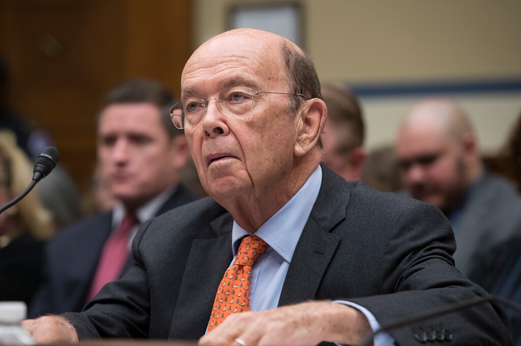 FILE - In this Oct. 12, 2017, file photo, Commerce Secretary Wilbur Ross appears before the House Committee on Oversight and Government Reform to discuss preparing for the 2020 Census on Capitol Hill in Washington. Forbes reported Tuesday, Nov. 7, that Ross exaggerated his net worth to the magazine by $2 billion. (AP Photo/J. Scott Applewhite, File)