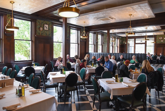 (Francisco Kjolseth  |  The Salt Lake Tribune)  Caffe Molise recently opened in its new location inside the old (but completely updated) Eagle Building on the southwest corner of 400 South and West Temple.