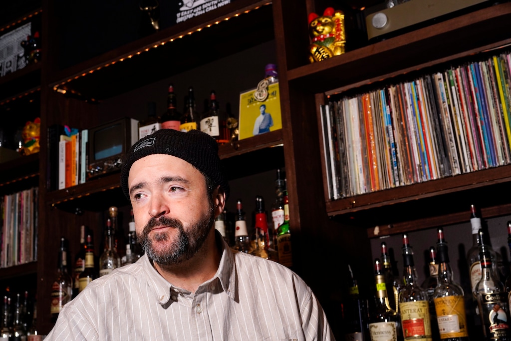 (Chris Samuels | The Salt Lake Tribune) Co-owner James Ramirez at The Green Room in Salt Lake City on Monday, Jan. 12, 2026.
