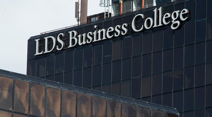 (Rick Egan  |  The Salt Lake Tribune)      The name of LDS Business College will soon be changed to Ensign College. Tuesday, Feb. 25, 2020.