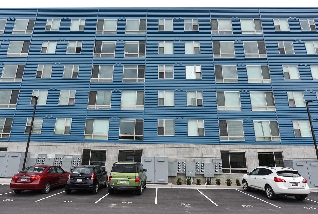 (Francisco Kjolseth  |  Tribune file photo)  Project Open, an affordable housing project northwest of downtown Salt Lake City. The Utah Senate passed SB34 on Wednesday encouraging cities to plan for more affordable housing in their communities.