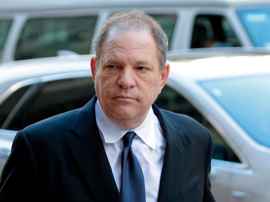 FILE - In this July 9, 2018, file photo, Harvey Weinstein arrives to court in New York. Gov. Andrew Cuomo has directed the state attorney general’s office to suspend its probe into whether the Manhattan district attorney mishandled 2015 allegations of sexual misconduct by movie producer Weinstein. (AP Photo/Seth Wenig, File)