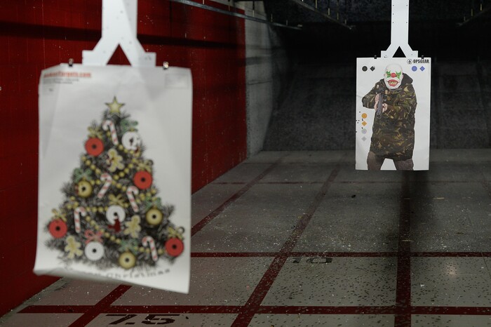 (Francisco Kjolseth  |  The Salt Lake Tribune)  Various target options are available at the Gun Vault shooting range in South Jordan where a group of women with concealed carry permits regularly meet to train and learn safe and responsible gun handling skills. 