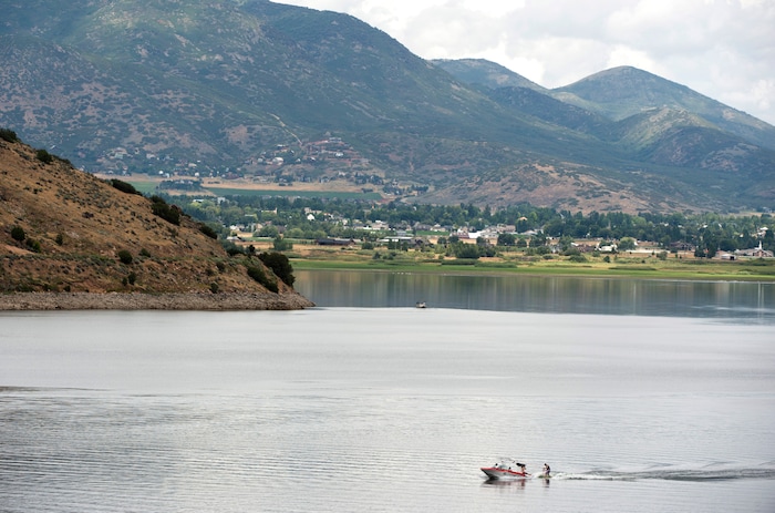 Rick Egan  |  The Salt Lake Tribune

Boat enthusiasts enjoy Deer Creek Reservoir, Friday, August 7, 2015.