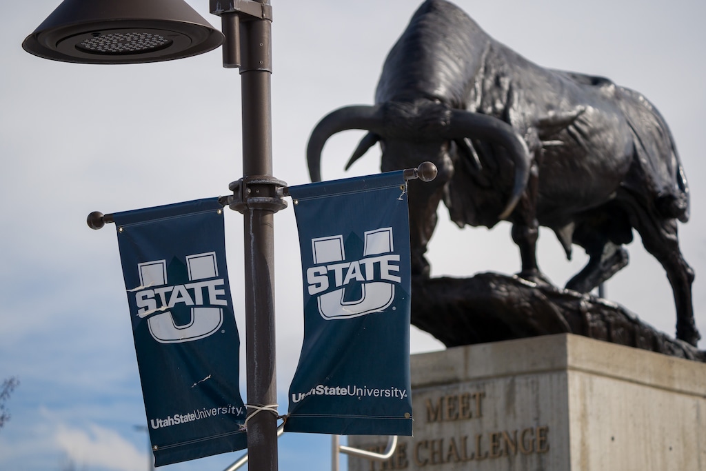 (Trent Nelson  |  The Salt Lake Tribune) Utah State University in Logan on Thursday, Feb. 1, 2024.