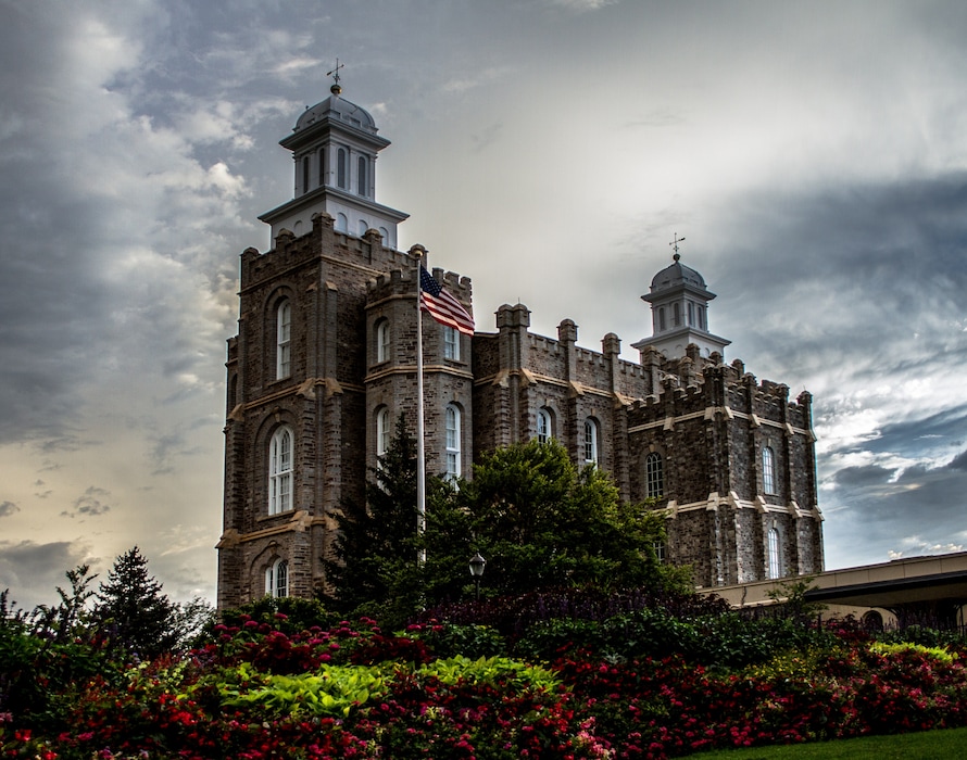 (Photo courtesy of The Church of Jesus Christ of Latter-day Saints) The Logan Temple.