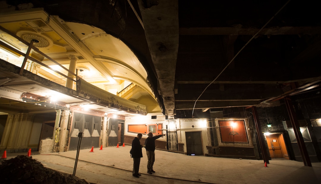 (Steve Griffin  |  Tribune file photo) The interior of Utah Theater, as seen in Dec. 2015.