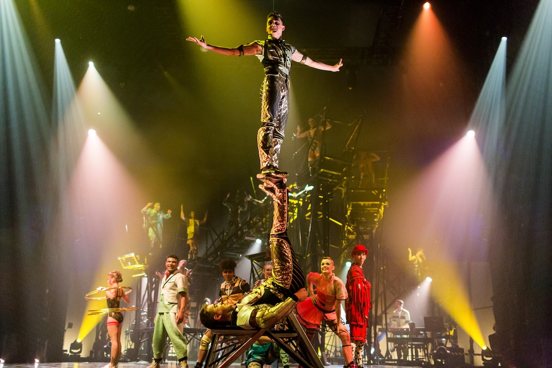 (Marie-Andrée Lemire  |  courtesy of Cirque du Soleil) A moment from the finale of Cirque du Soleil's show "Bazzar," which will play in a tent in the parking lot of the Maverik Center in West Valley City, from May 24 to July 5, 2020.
