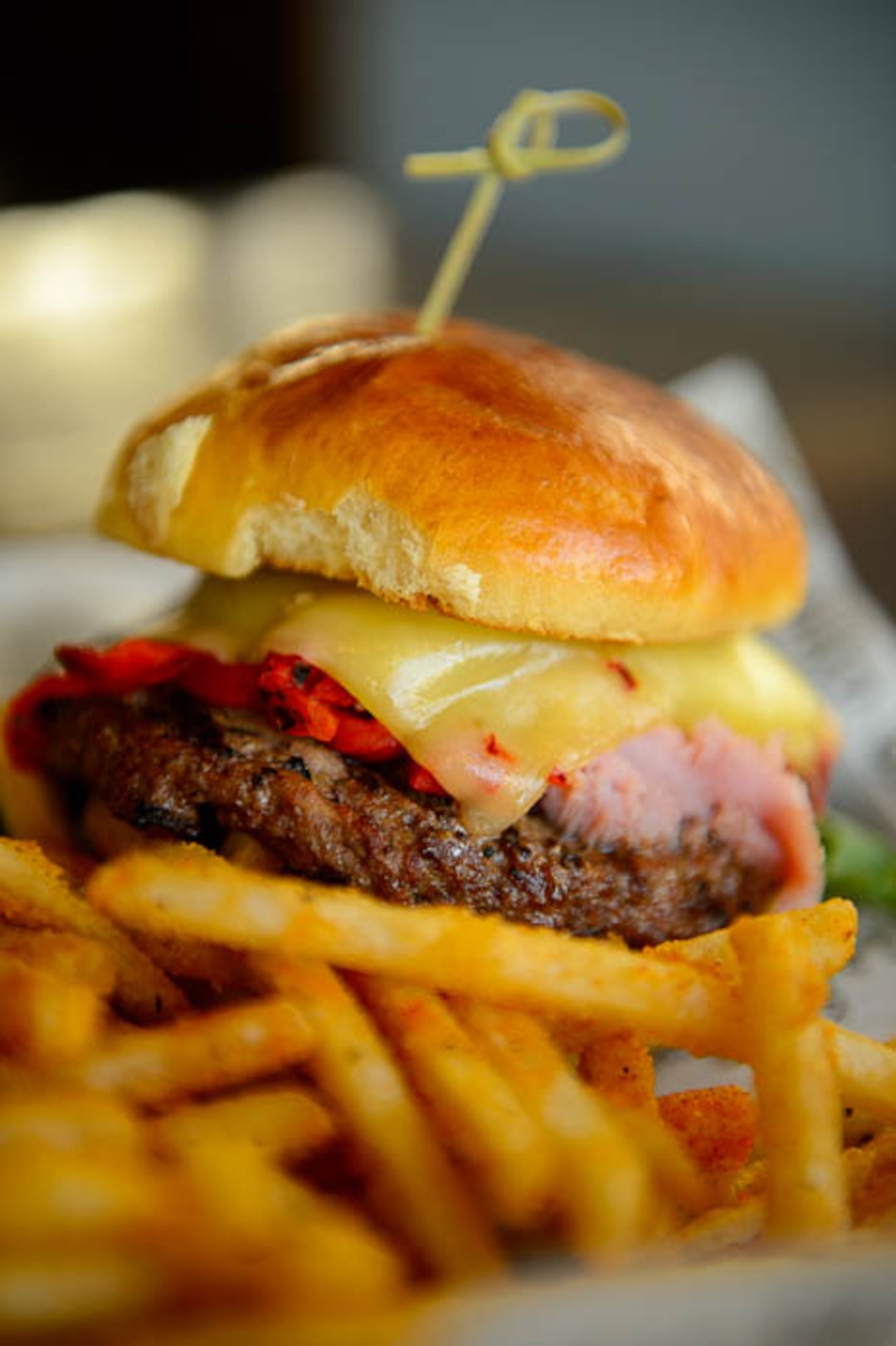 (Trent Nelson | The Salt Lake Tribune)  Sonoma Burger at Sonoma Grill & Wine Bar, a new restaurant inside the Peery Hotel in Salt Lake City on Monday March 18, 2019.