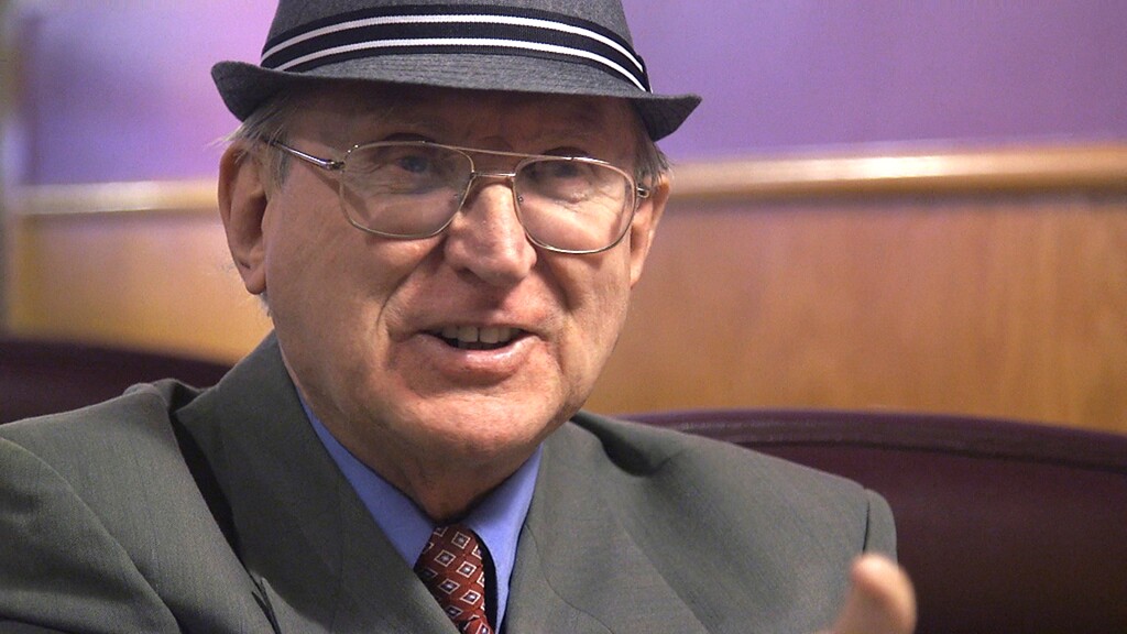 In this Feb. 2, 2018 photo from a video frame grab shows Arthur Jones. Jones, an outspoken Holocaust denier is likely to appear on the November ballot as the Republican nominee for a Chicago-area congressional district. Jones of Lyons is the only Republican candidate in the March 20, 2018, primary for the 3rd Congressional District. Jones calls the Holocaust "the biggest, blackest lie in history." He says he's a former leader of the American Nazi Party and now leads a group open to "any white American citizen of European, non-Jewish descent." (Marcus DiPaola/Chicago Sun-Times via AP)