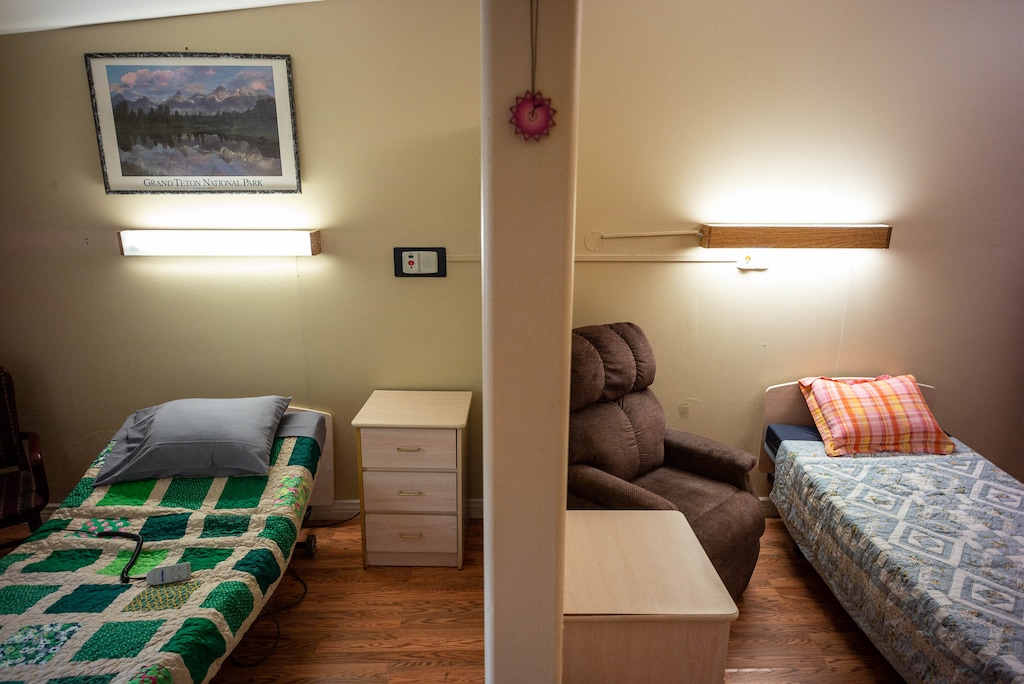(Trent Nelson | The Salt Lake Tribune) A room in the medical respite side of The INN Between in Salt Lake City on Wednesday May 15, 2019. 