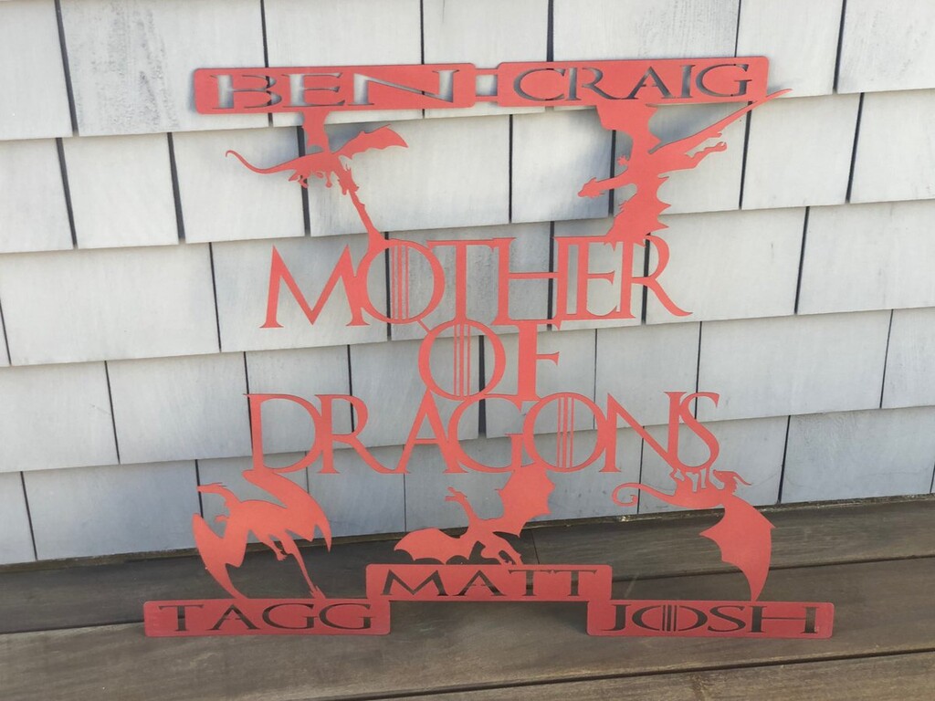 (Photo courtesy Twitter) Sen. Mitt Romney,  R-Utah, posted a picture of this sheet-metal sculpture — his Mother's Day gift to his wife, Ann — on Twitter on Sunday.