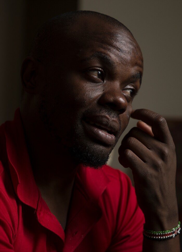 (Leah Hogsten | The Salt Lake Tribune) In his native Uganda, a place where being gay can send you to prison, Apollo Kimuli risked his life as an advocate for AIDS education and equality for the LGBTQ community. Threatened with death, he fled and spent a year in refugee camps before resettlement in Utah. Kimuli is using the Internet to continue his activism for others in Africa's LGBTQ community.