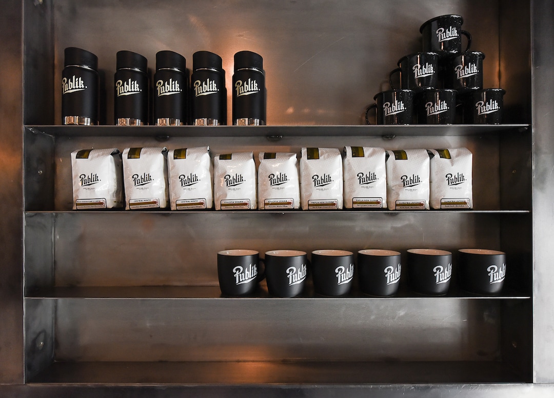 (Francisco Kjolseth  |  The Salt Lake Tribune)  Publik Ed's, near the University of Utah, is the fourth store for the Salt Lake City Publik Coffee Roasters.