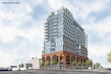 (WATG) Rendering of a proposed condominium high-rise tentatively called Trolley House Residences, to be built adjacent to Salt Lake City's Trolley Square shopping and entertainment center near 700 East and 500 South.