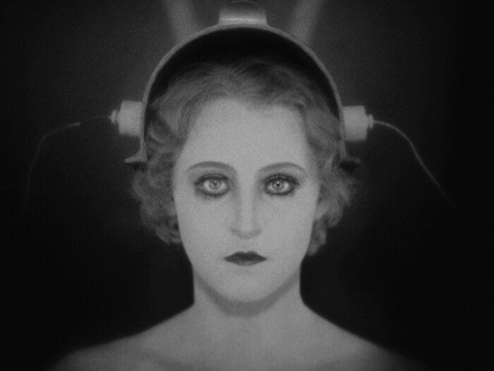 (Courtesy photo) A robot is transformed into the image of the working-class heroine Maria (Brigitte Helm) in Fritz Lang's 1927 silent masterpiece "Metropolis."