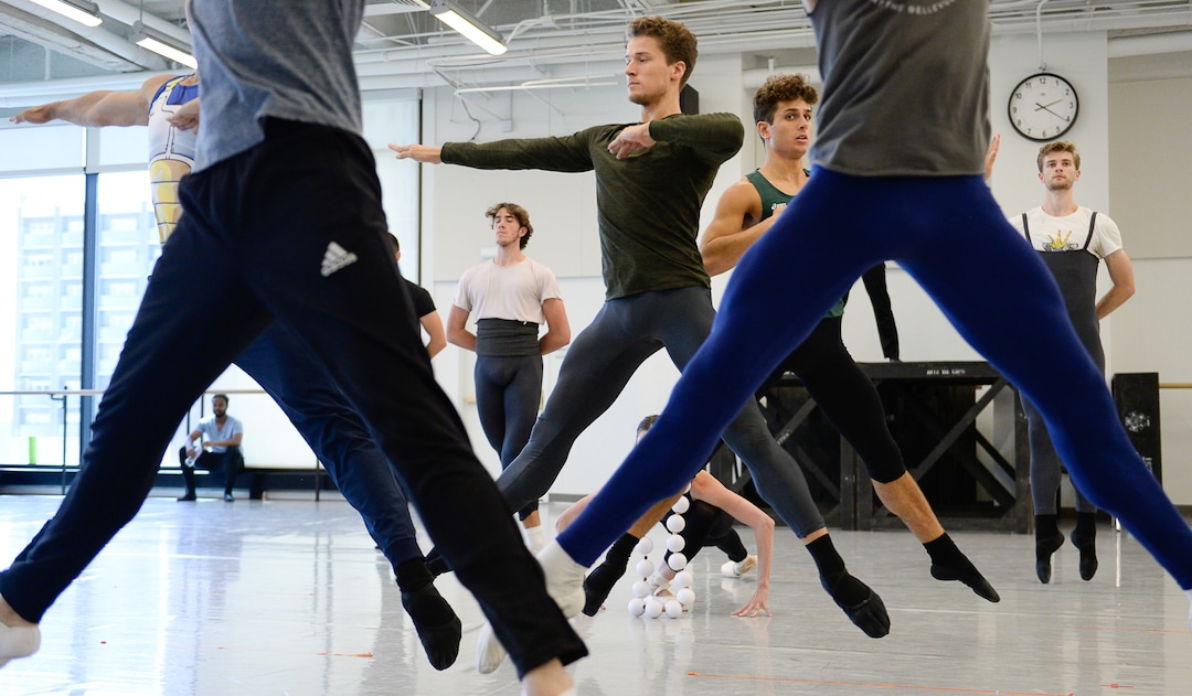 (Francisco Kjolseth  |  The Salt Lake Tribune)  Ballet West dancers present a 20-minute rehearsal performance of its upcoming "Le Chant du Rossignol," followed by a discussion of how to stage the 1925 production in a racially sensitive way.