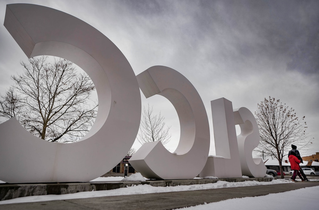 (Francisco Kjolseth | The Salt Lake Tribune) Grey skies loom over the Salt Lake Community College's South City campus. Flyers found on campus at the end of Pride month, 2023, has sparked discussions about free speech and "dangerous" rhetoric.