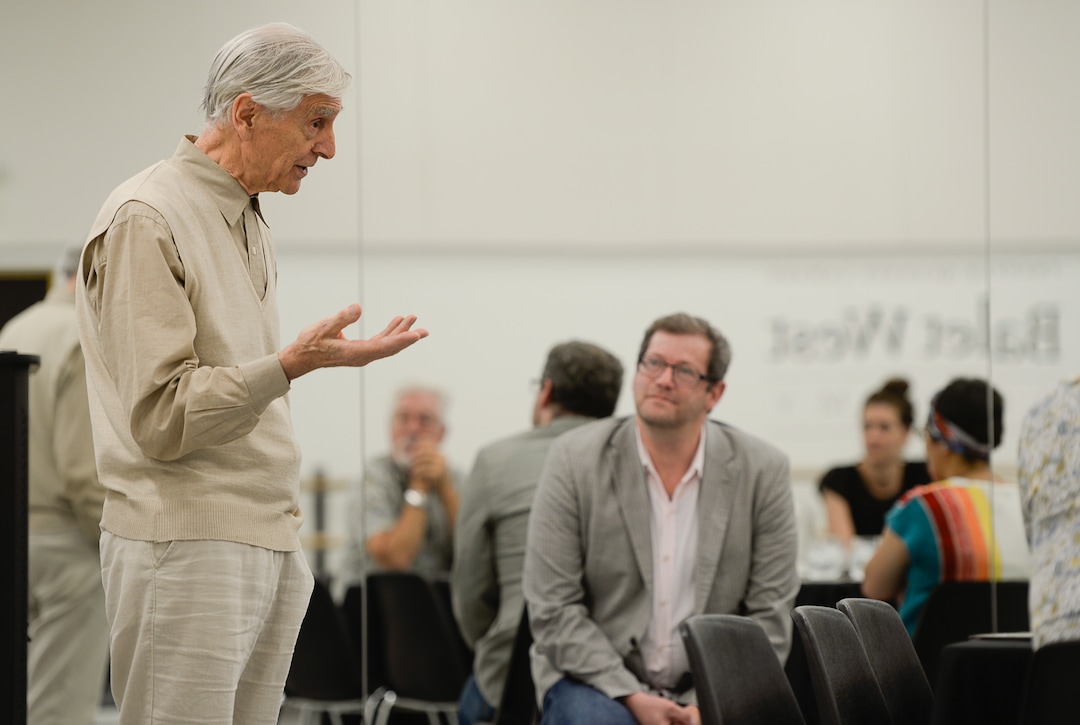 (Francisco Kjolseth  |  The Salt Lake Tribune)  Dance choreographer Kenneth Archer, joins various thought leaders in dance prior to a 20-minute rehearsal dance performance of its upcoming "Le Chant du Rossignol," followed by a discussion of how to stage the 1925 production in a racially sensitive way.