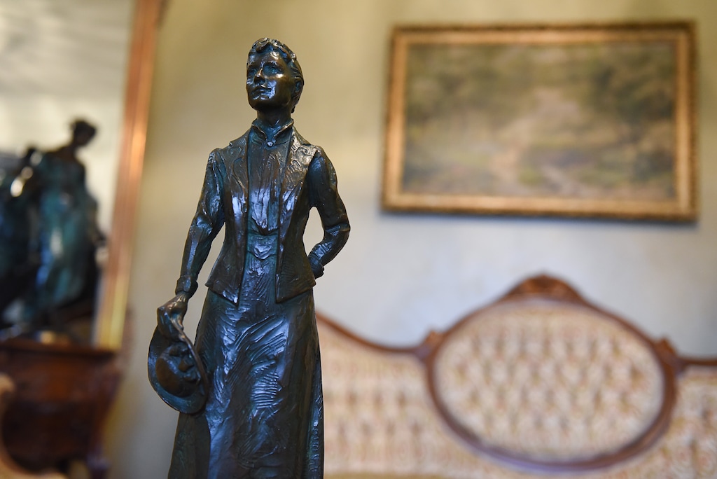 (Francisco Kjolseth | The Salt Lake Tribune) Sen. Todd Weiler has introduced a bill for January's legislative session to replace Philo T. Farnsworth's statue in Statuary Hall in Washington D.C. with Martha Hughes Cannon, pictured, the first woman state senator.
