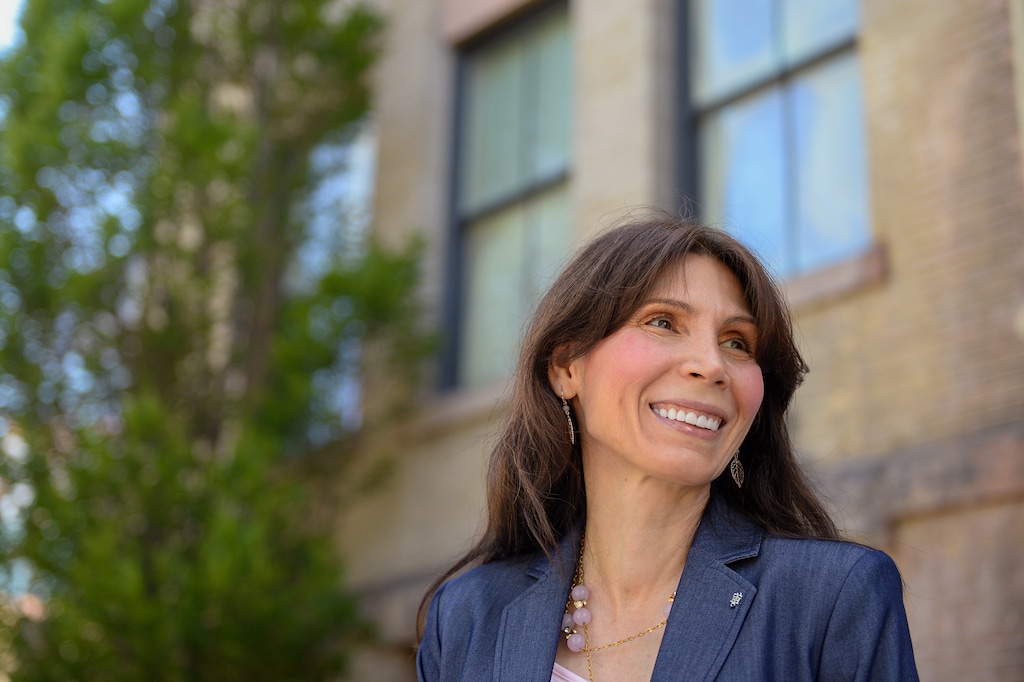 (Chris Samuels | The Salt Lake Tribune) Irina Slaughter poses for a photograph at the University of Utah, Monday, June 28, 2021. Slaughter is a master's student at the U. and received a scholarship from the Salt Lake City branch of the American Association of University Women.