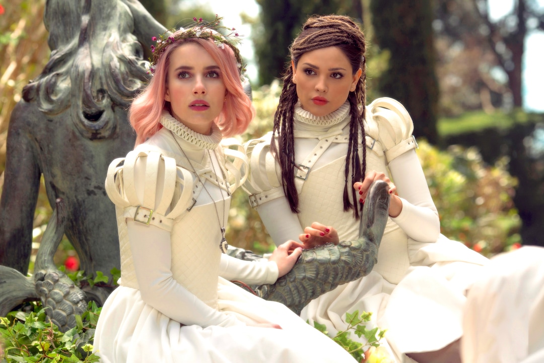 (Manolo Pavn  |  courtesy Sundance Institute) Emma Roberts, left, Eiza Gonzalez star in director Alice Waddington's suspense thriller "Paradise Hills," which will screen in the Next program of the 2019 Sundance Film Festival.