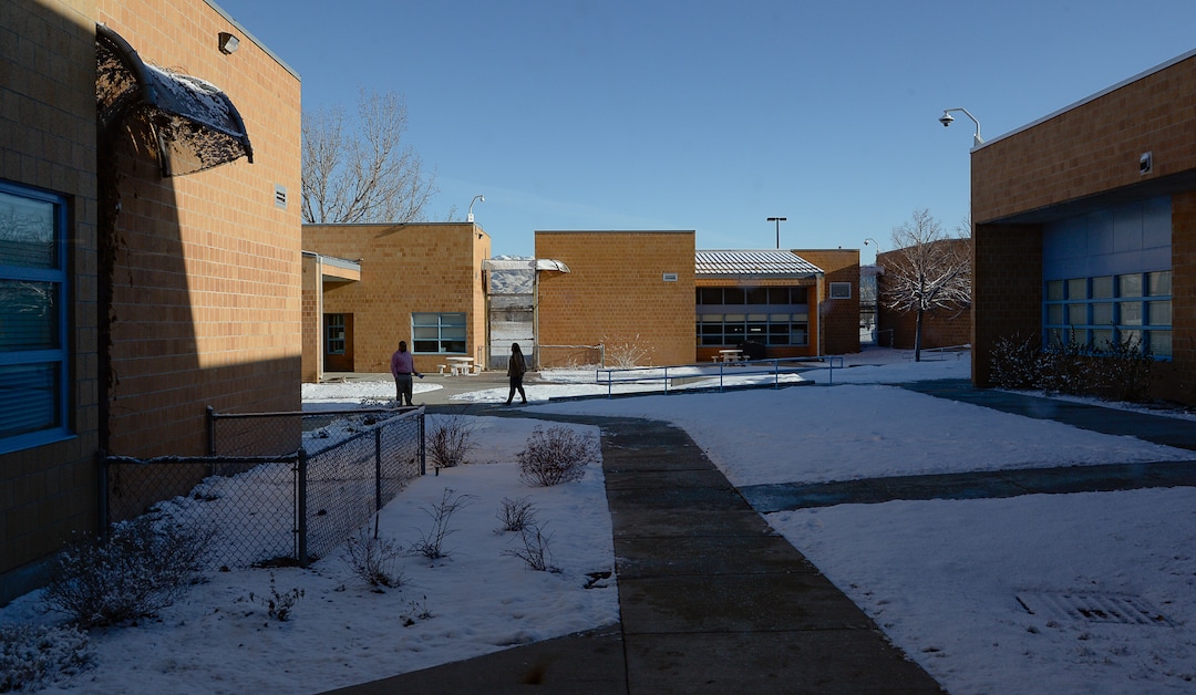 (Francisco Kjolseth  |  The Salt Lake Tribune) Juvenile Justice Services holds a press conference at Decker Lake Youth Center in West Valley City on Wednesday, Jan. 15, 2020, to discuss its success after juvenile justice reforms were passed in 2017. Gov. Gary Herbert was on hand to tour the facility and speak with some of the youth who are being held at the facility.