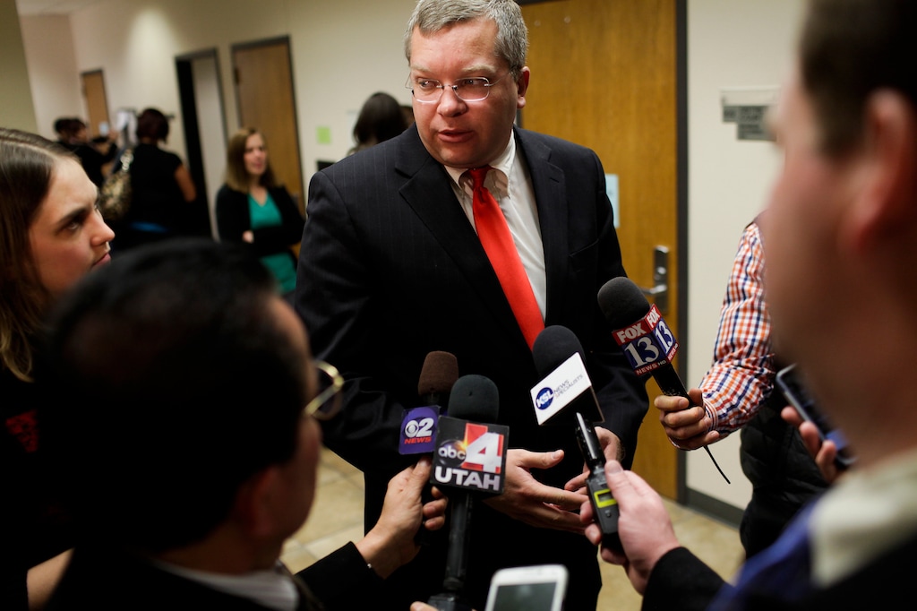 (Spenser Heaps | Daily Herald file photo) Craig Johnson resigned as a Utah County prosecutor in the middle of a human resources investigation. He accepted Utah Jazz tickets from a defense attorney.