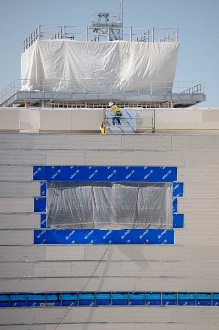 (Trent Nelson | The Salt Lake Tribune)
Construction at Salt Lake City International Airport, Wednesday Sept. 19, 2018.