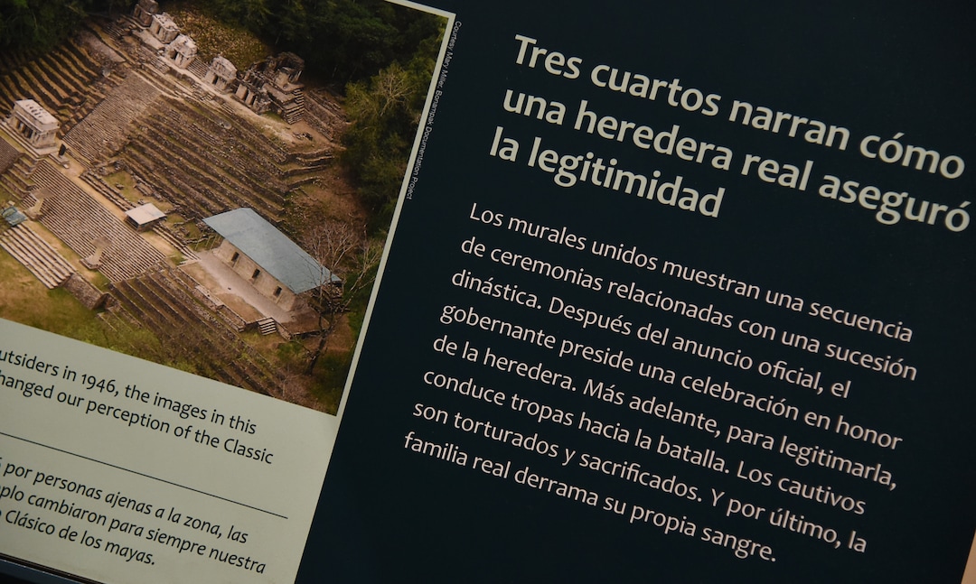 (Francisco Kjolseth  |  The Salt Lake Tribune)  Spanish and English welcomes visitors to the new Maya exhibit at The Natural History Museum of Utah. The museum recently received $1,175,721 in funding from the Salt Lake County Zoo, Arts and Park program. The Tier I arts organization, the name for the county's large arts programs, is one of many working to appeal to a diverse audience as the state's population grows and changes. The Natural History Museum has translated its brochures into Spanish and visits every fourth grade class on the west side in an effort to increase accessibility and grow its visitorship.