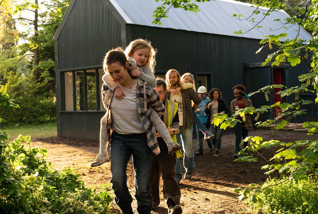 (Photo courtesy of Sundance Institute) Clare Dunne, carrying Molly McCann, co-wrote and stars in "Herself," directed by Phyllida Lloyd, an official selection of the Premieres program at the 2020 Sundance Film Festival.