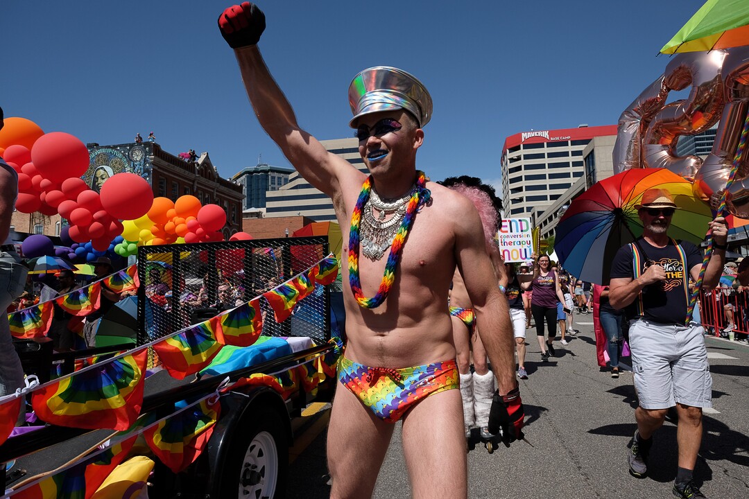 (Francisco Kjolseth  |  The Salt Lake Tribune)  Thousands participate in the Utah Pride Parade in Salt Lake City on Sunday June 2, 2019.