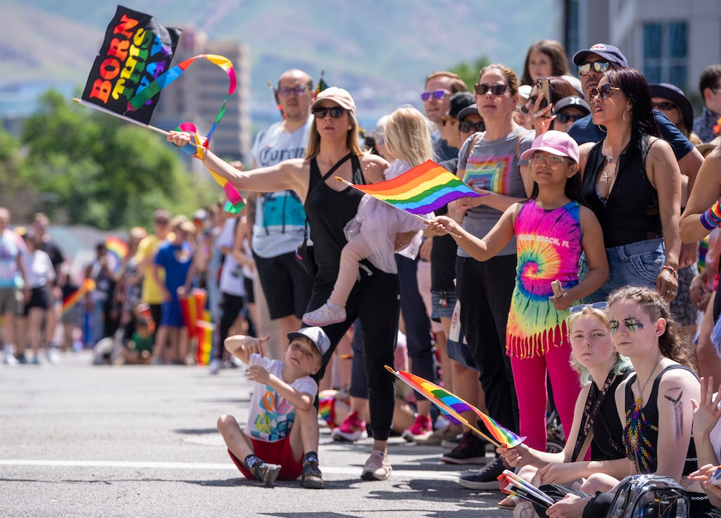 (Rick Egan | The Salt Lake Tribune) Pride Parade, on Sunday, June 4, 2023.