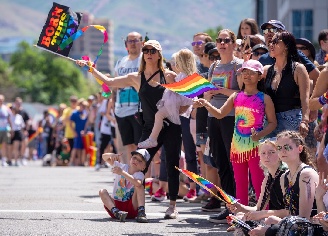 (Rick Egan | The Salt Lake Tribune)  Pride Parade, on Sunday, June 4, 2023.