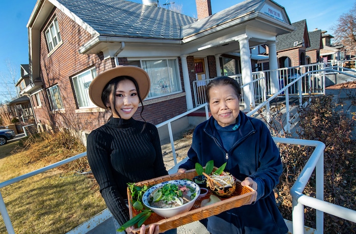 (Francisco Kjolseth | The Salt Lake Tribune) Some of the best places to get "soup to go" this winter includes Pho from Michelle Nguyen and her mother Mai at Pho Tay Ho at 1766 Main Street in Salt Lake City.