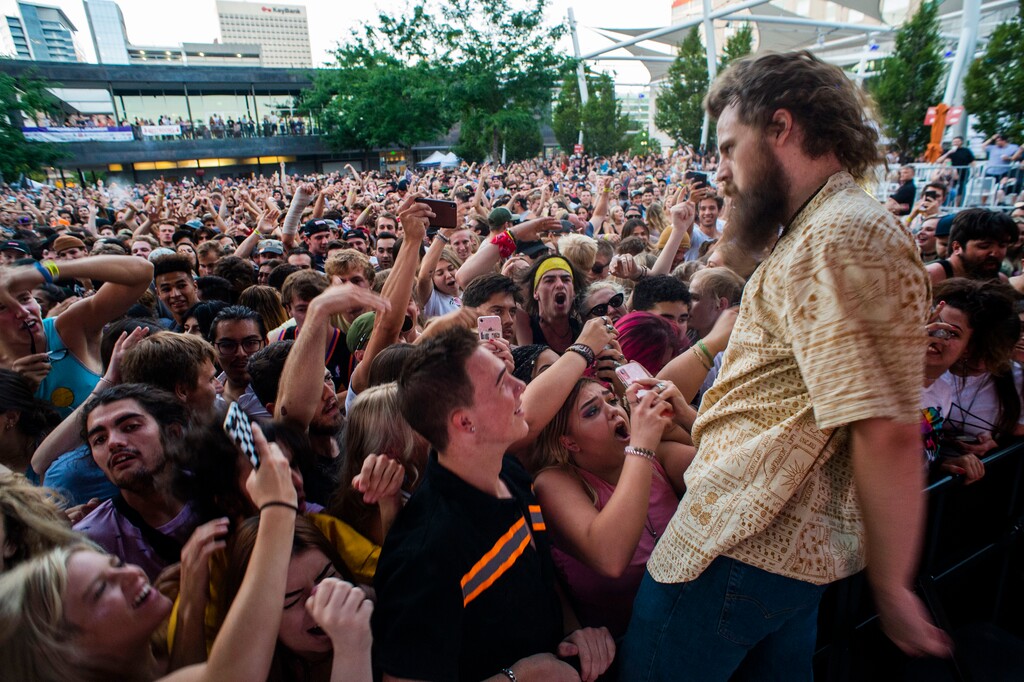 (Rick Egan | Tribune file photo) Hippie Sabotage performs at the first concert of the summer's twilight concert series, at the Gallivan Center, Saturday, July 20, 2019.