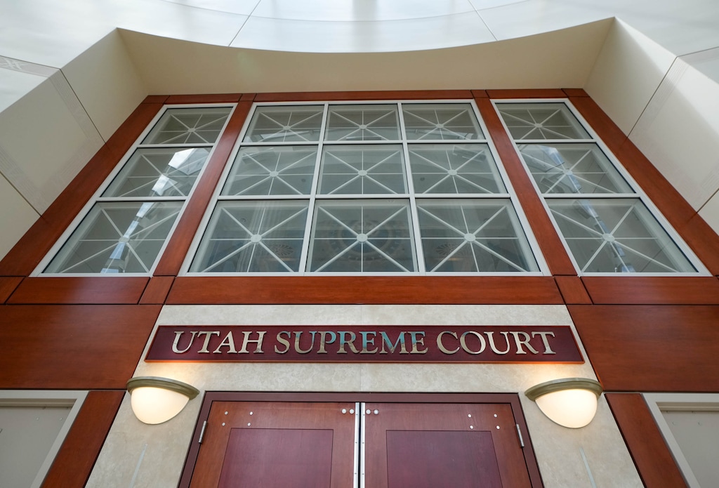 (Francisco Kjolseth | The Salt Lake Tribune) The Utah Supreme Court chambers in Salt Lake City, Tuesday, Aug. 8, 2023.
